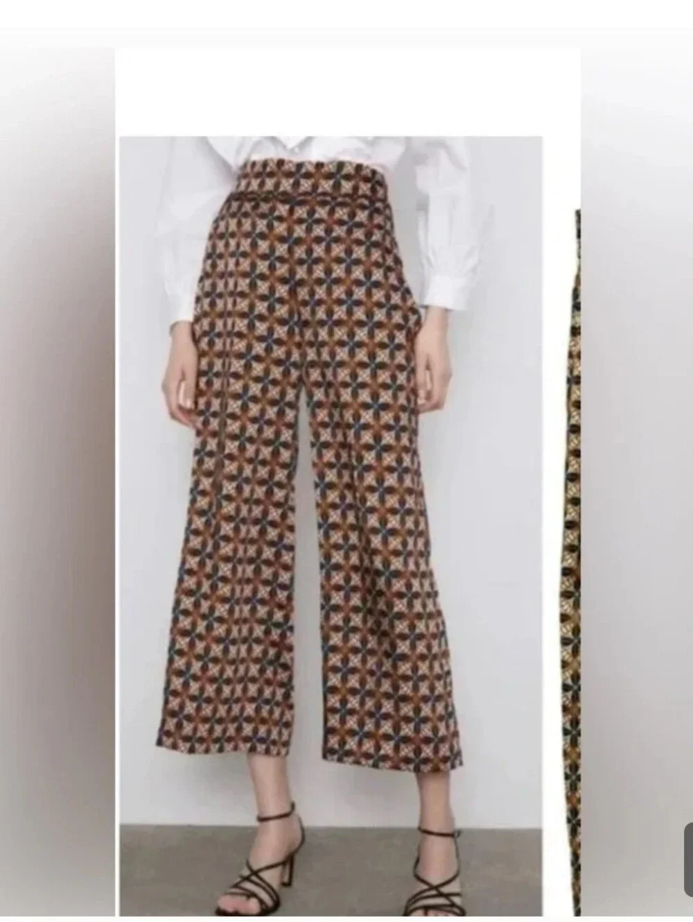 Zara Wide High rise Pants